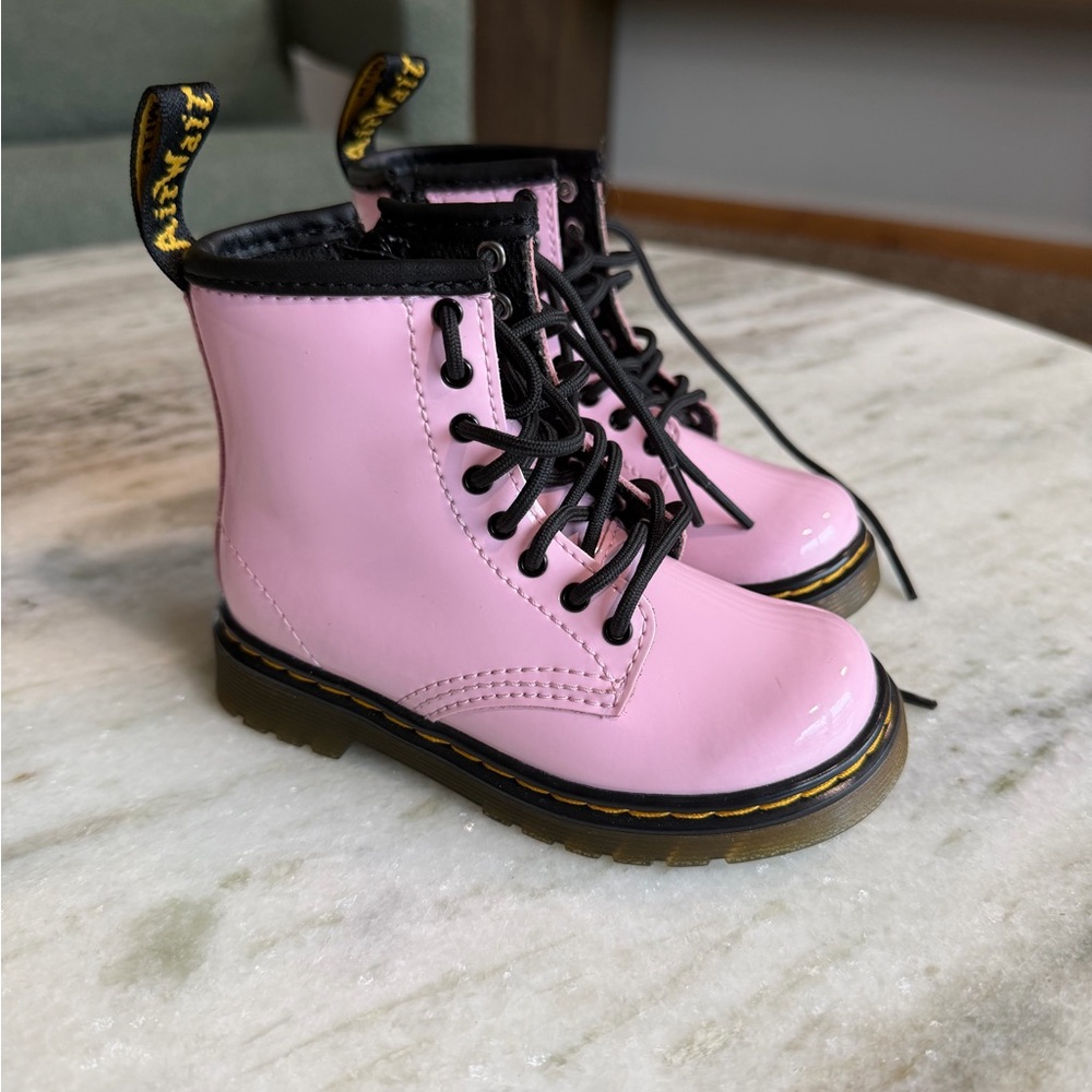 Dr. Martens Junior 1460 8-Eye Patent Leather Boots